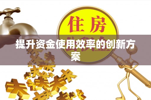 学甲提升资金使用效率的创新方案
